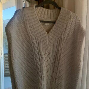 Chunky V-Neck Sweater Vest, Thick Knit